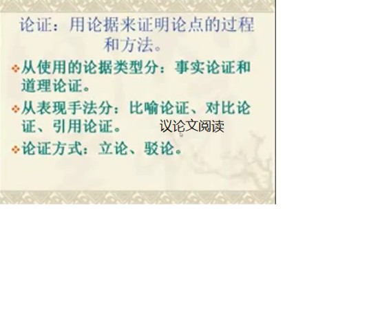 议论文阅读