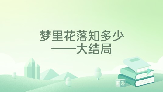 梦里花落知多少——大结局
