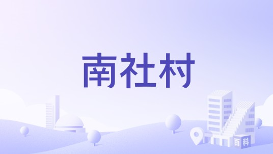 南社村(山西省临汾市洪洞县明姜镇下辖村)