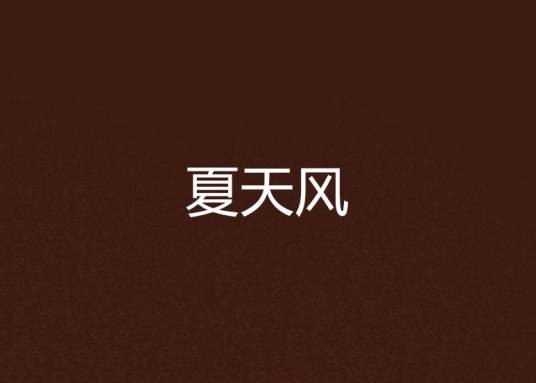 夏天风（晓06创作的网络小说）