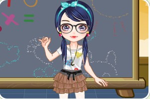 年轻女教师