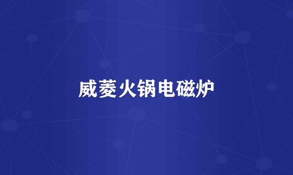 威菱火锅电磁炉