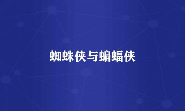 蜘蛛侠与蝙蝠侠