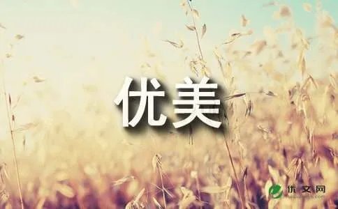 优美句子摘抄