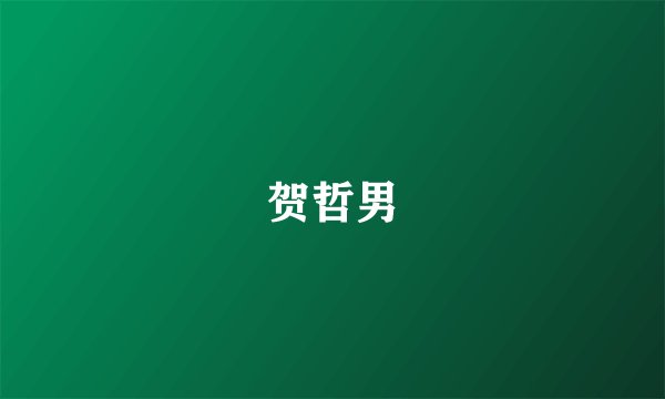 贺哲男