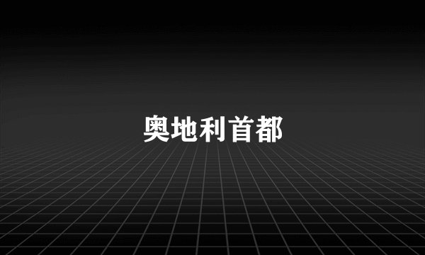 奥地利首都