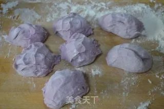 紫甘蓝馒头