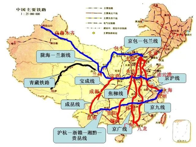中国铁路种类及图片？