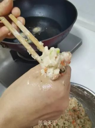 炸萝卜丸子