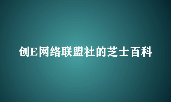 创E网络联盟社的芝士百科
