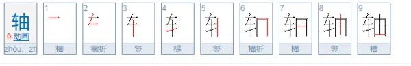 轴的拼音是什么