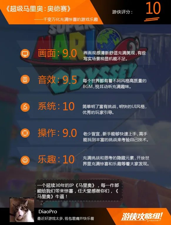 《超级马里奥:奥德赛》图文评测:有史以来最棒的