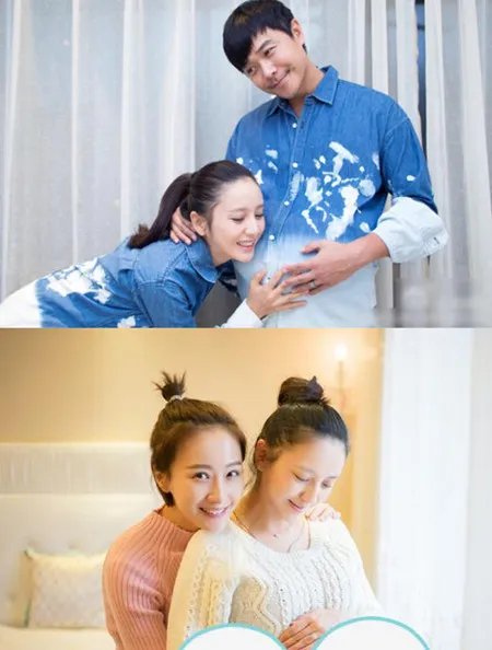 佟丽娅曝怀孕近照 体型发福准妈妈范儿十足