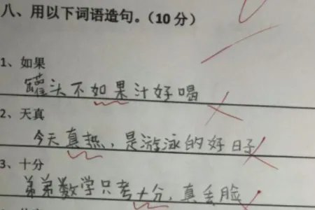 用然而造句