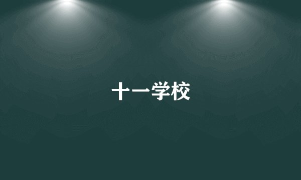 十一学校