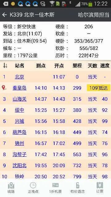 k339硬卧多少张