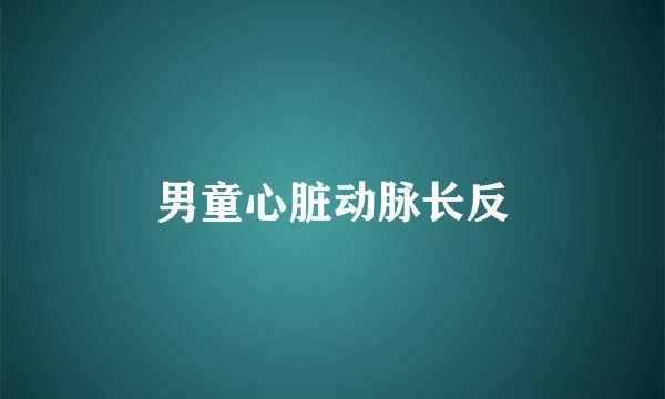 男童心脏动脉长反