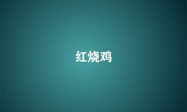 红烧鸡