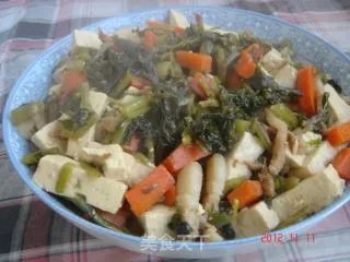 雪里蕻炖豆腐