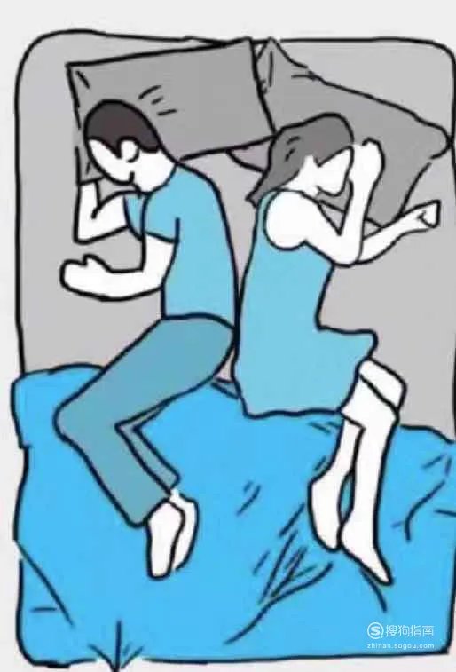 情侣间的十种睡姿
