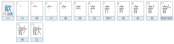歆怎么读?