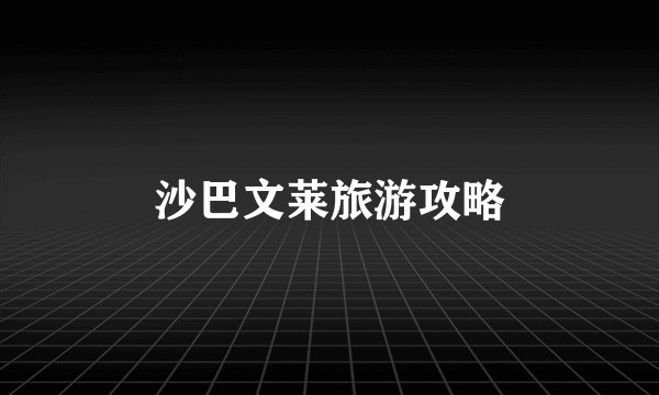 沙巴文莱旅游攻略
