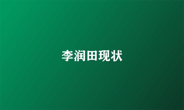 李润田现状