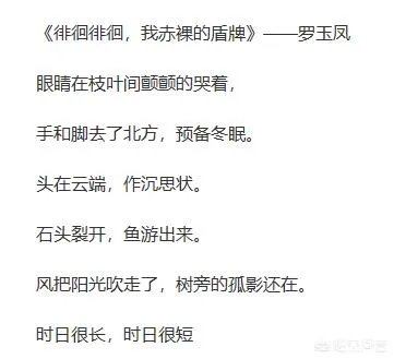 如何评价凤姐的诗?