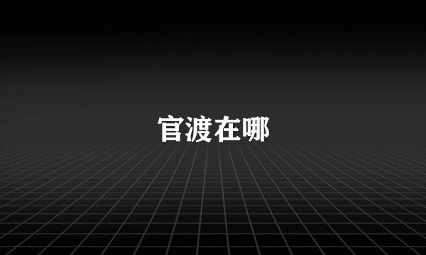 官渡在哪