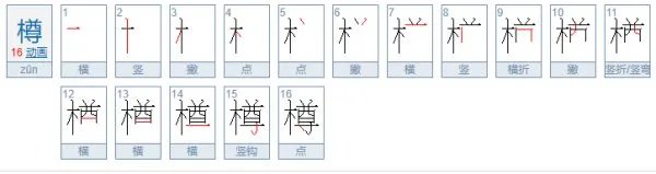 樽怎么读？