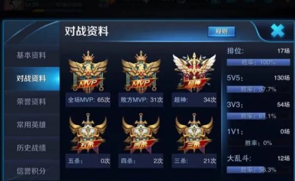 排位赛段位表有哪些?