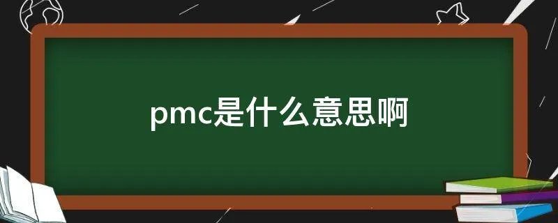 pmc是什么意思啊