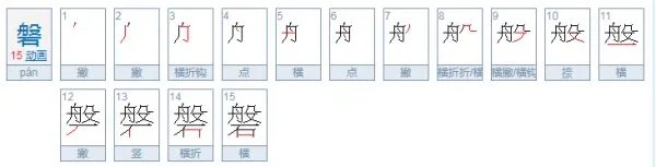 磐怎么读？