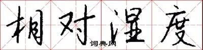 相对湿度
