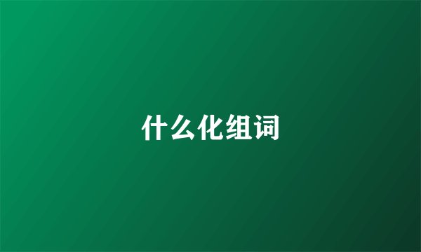 什么化组词