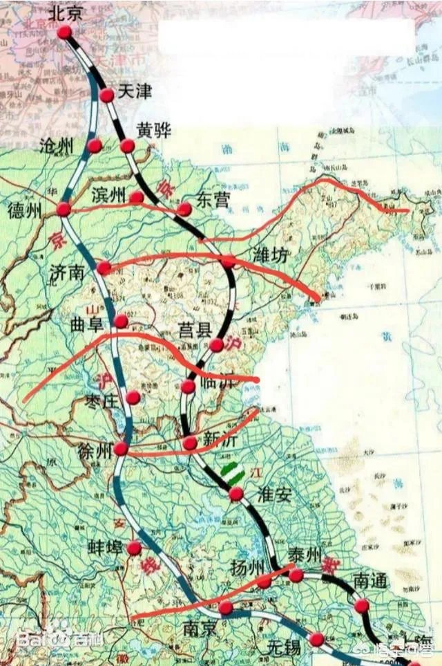京沪二线和济青高铁连接