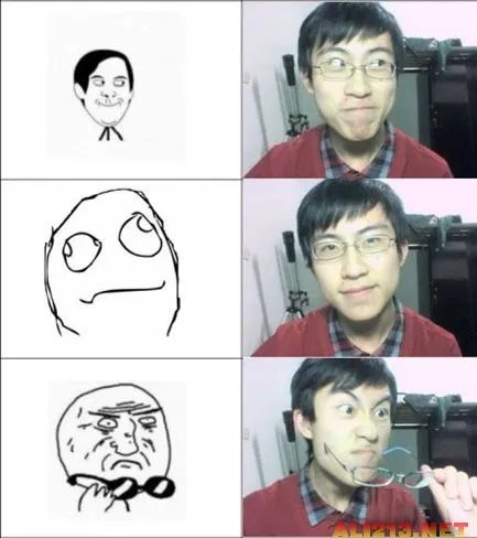 爆强表情帝！国内男女屌丝演绎真人版暴走漫画