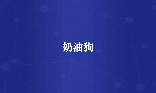 奶油狗
