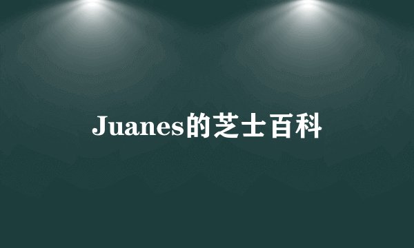 Juanes的芝士百科