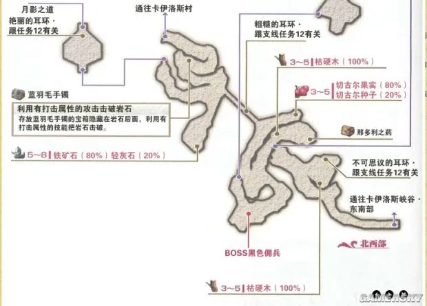 《伊苏7》全收集地图与流程攻略 武器道具入手方法及合成素材全解