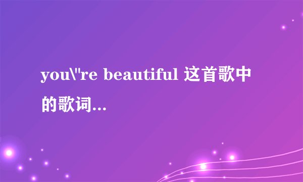 you\