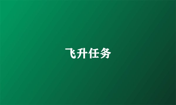 飞升任务