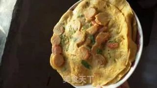 火腿鸡蛋饼