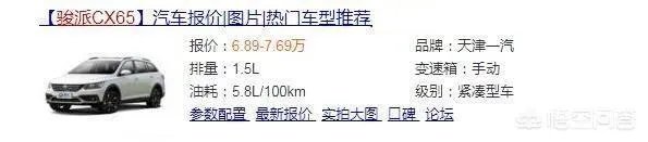 骏派CX65最吸引你的地方是哪里?