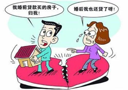 婚前买的房子婚后还贷款算共同财产吗 正在还贷款的房子离婚怎么分