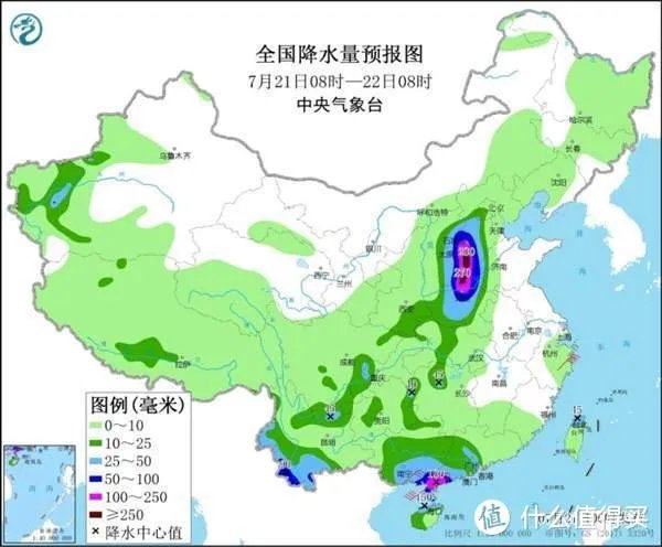 一张图告诉你河南暴雨有多大,小米捐5000万、腾讯捐1亿元