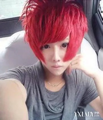非主流发型图片男生杀马特发型男