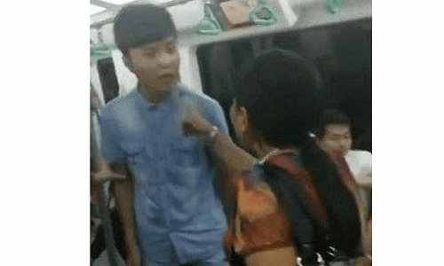 成都地铁基友求婚为何被路人阿姨扇耳光?