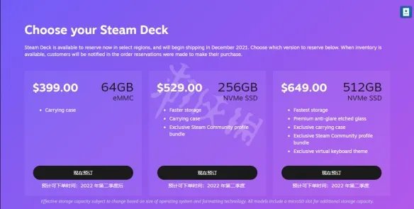 《steam deck》预定网站介绍 机器在哪买