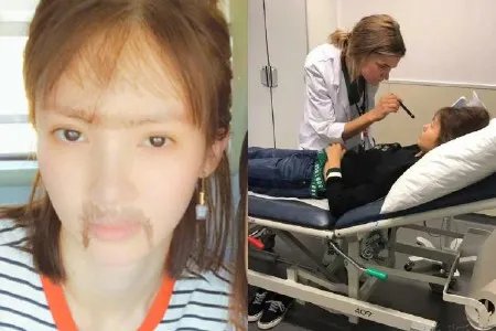 艺人金晨邓伦亲吻国外录节目不慎落马引网友热议